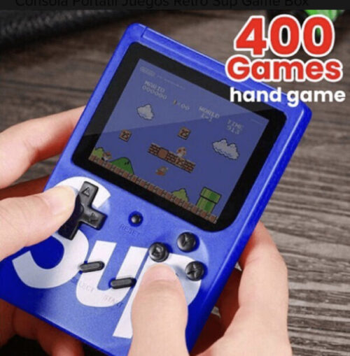 Consola portatil Sup  + joystick – lcd 2.8″ – 400 juegos incluidos family – a bateria
