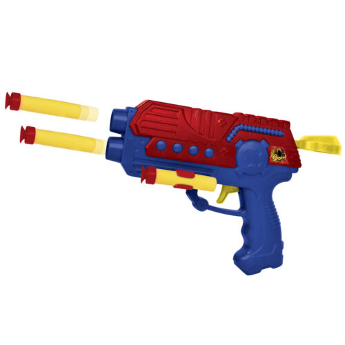 PISTOLA LANZA DARDOS STRIKE SHOOT SPIDERMAN ORIGNAL-DITOYS
