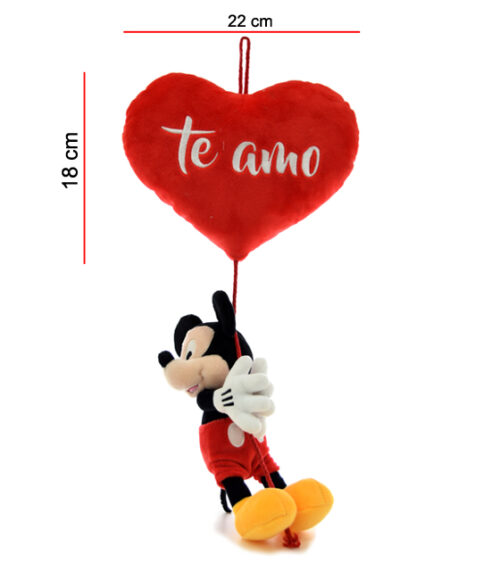 Peluche Mickey Colgado De Corazón- Phi Phi Toys