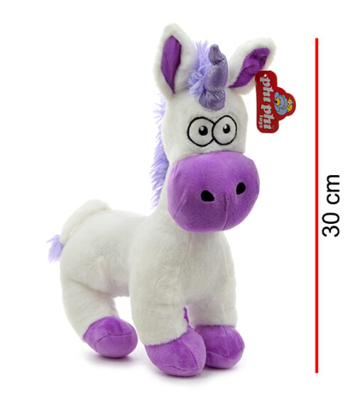 Peluche Cebra/Burro/Unicornio Parada 30 Cm Precio Por Unidad- Phi Phi Toys