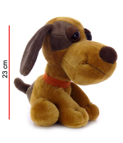 Peluche Perro Sentado Bicolor 23 Cm- Phi Phi Toys