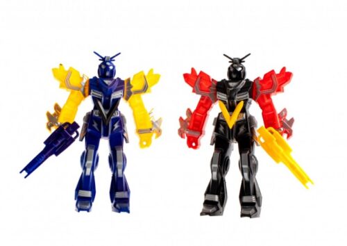 Robot Transformer Con Luz X 2
