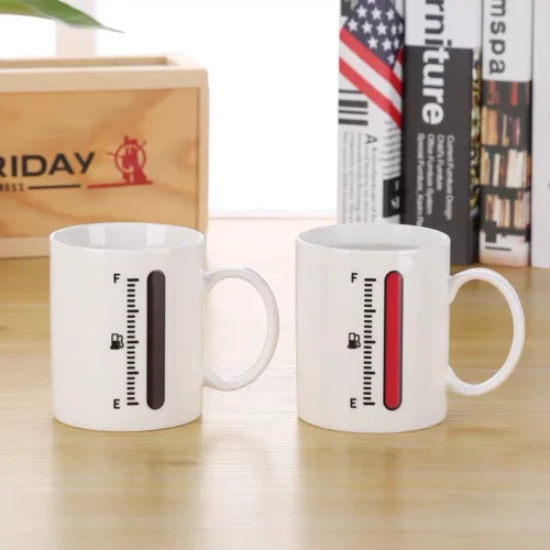 Taza Magica Tanque¨ Se Llena Cuando Con Liquido Caliente 355ml