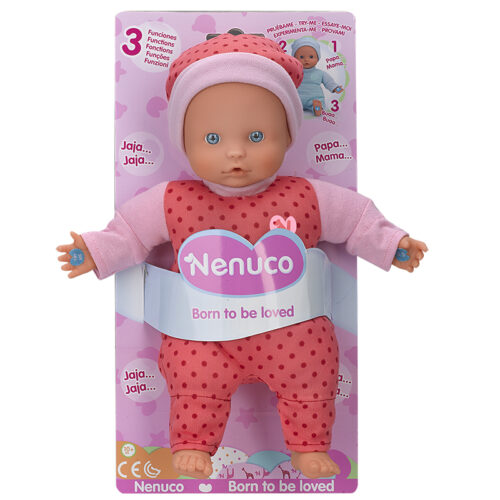 Nenuco Bebote Bebe Soft De 25cm Bebe Habla Y Ríe 3 Funciones