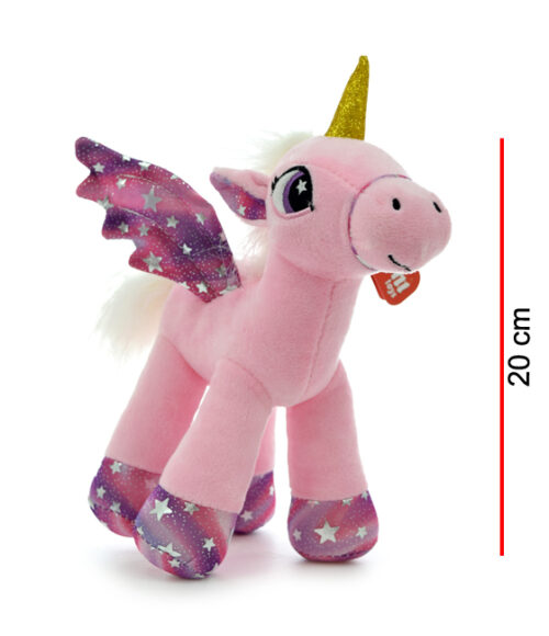 Peluche Unicornio 20 Cm Parado Con Alitas Estrelladas PhiphiToys