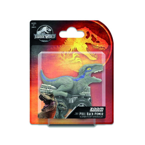 Jurassic World Zoom Riders Auto Dinosaurio Pull Back