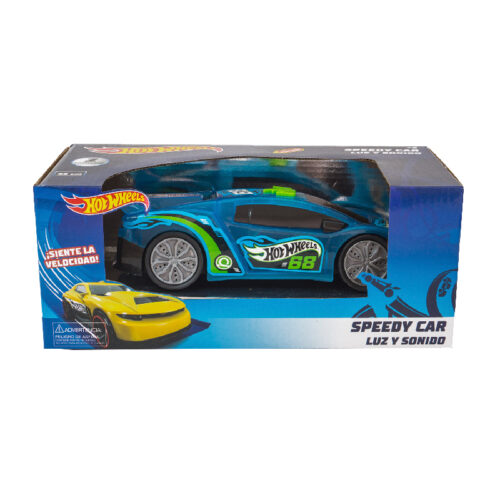 Auto Hot Wheels A Fricción 22 Cm Con Luces y Sonido