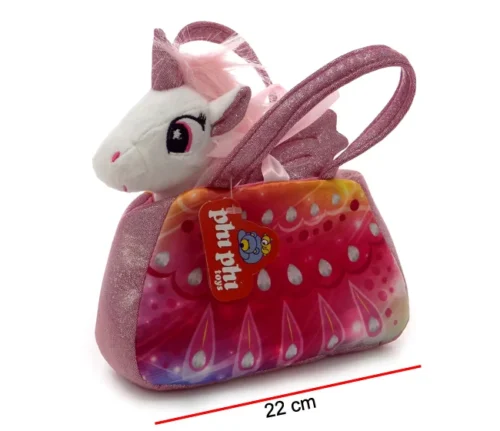Carterita infantil c/ peluche unicornio para pasear- phi phy toys