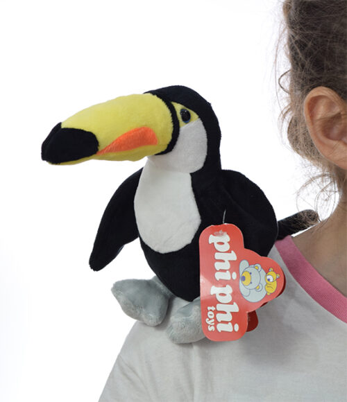 Peluche Tucan Con Iman Para Hombro 15cm – Phi Phi Toys