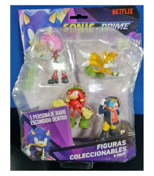 Figuras Coleccionables Muñecos Sonic Pack X 5 Original