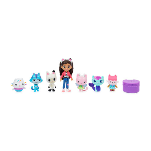Gabby’s Dollhouse Set X 7 Figuras Muñeca Gabby Coleccion-36204-ORIGINAL