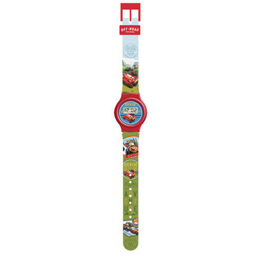 Reloj Digital Infantil Cars Disney Pixar 5 Funciones Intek