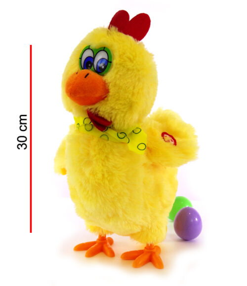 Peluche Gallina Con Sonido Y Movimientos 30cm- Phi Phi Toys