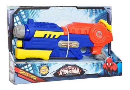 Spiderman Water Shoot Pistola Agua Hombre Araña Original 2522- Ditoys