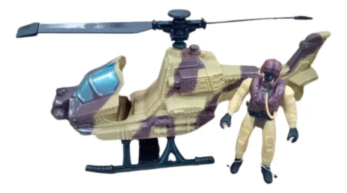 Elite Force Helicoptero Camuflado+ Figura Soldado Articulada -2692 Ditoys
