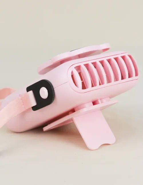 Mini Ventilador Portatil Llavero Con Correa Recargable Con Usb