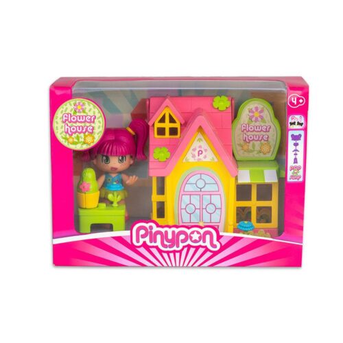 Pinypon Figura Rainbow Flower House Casa + 1 Figura Pny26000 Original