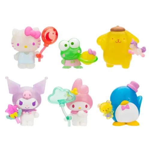Muñecos Juguetes Pack X6 Hello Kitty Y Amigos Set De Seis Figuras 6 Cm- Original