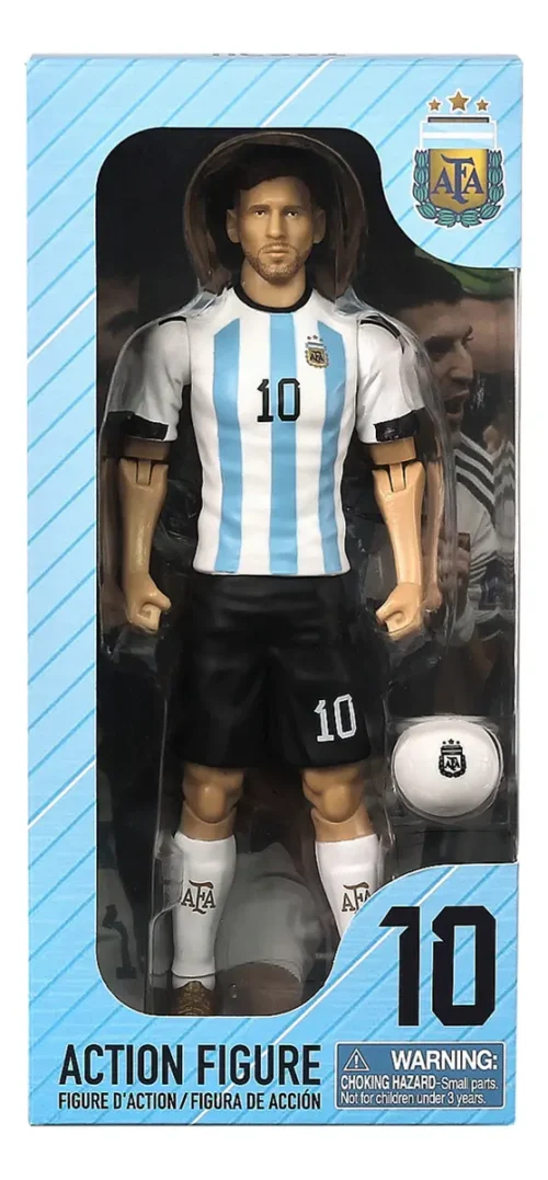 Muñeco Lionel Messi Articulado 20 cm Sockers Figura Futbol - AFA-Original
