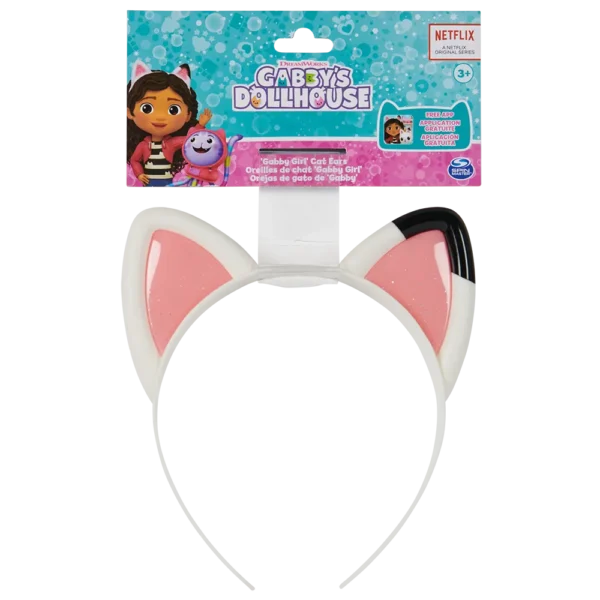 Vincha Con Orejas De Gato La Casa De Las Muñecas Gabby -36246-ORIGINAL