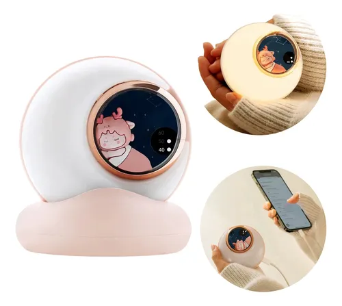 Mini Calentador De Manos Recargable Portátil Usb Bateria Larga Blanco Luna y Velador