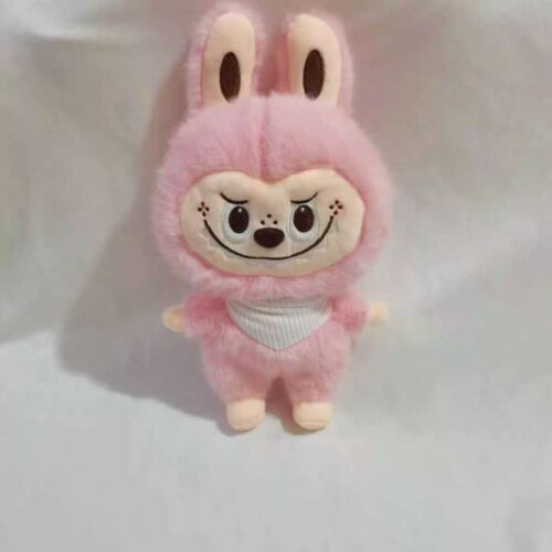 PELUCHE  LA BUBU ROSA/GRIS 20CM