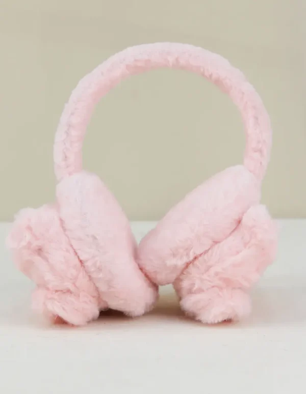 Orejeras Vincha De Peluche Diseño Gato - Imagen 3