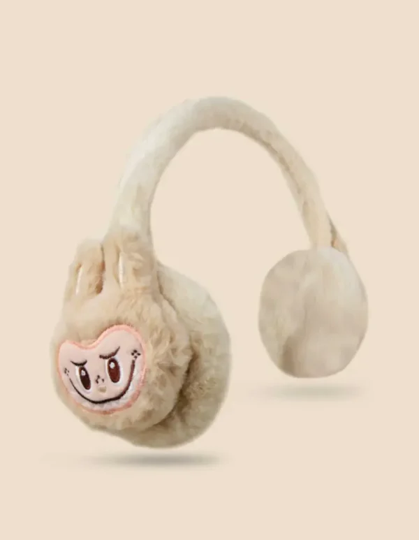 Orejeras Vincha De Peluche Diseño Labubu - Imagen 6