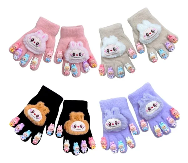 Guantes Labubu Para Niños Otoño Invierno Importado Surtidos Modelos