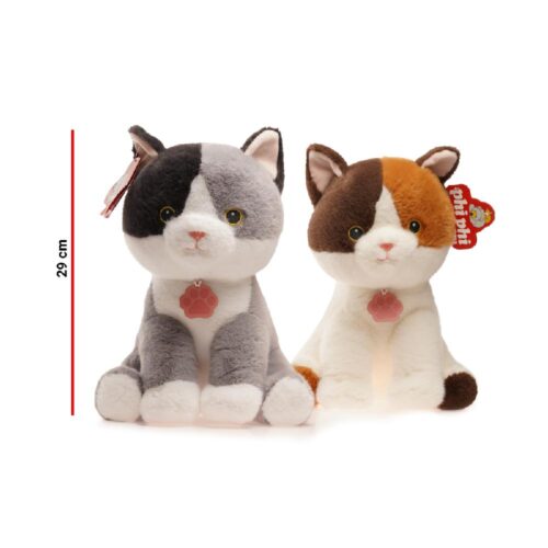8239-Peluche Mediano Gatos 29 Cm - Phi Phi Toys