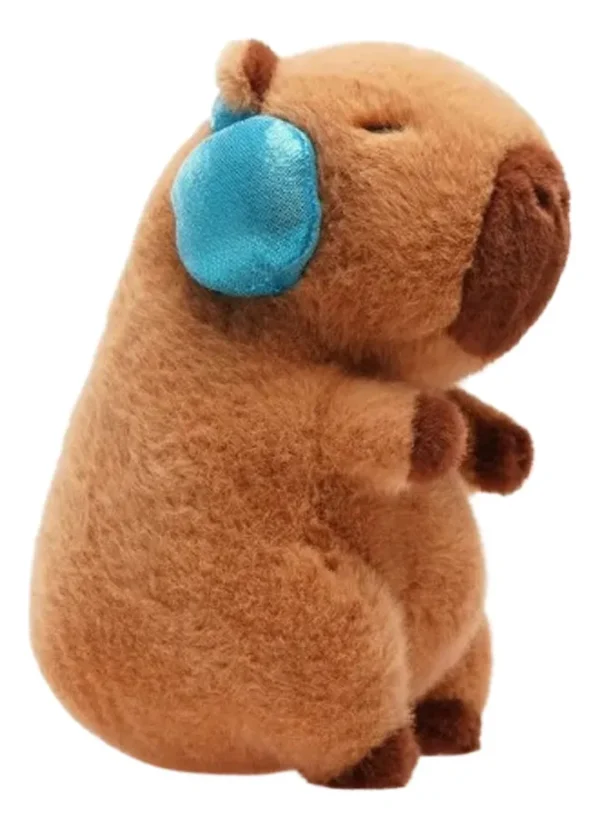 Peluche Capibara Con Auriculares 20cm Original- Phi Phi Toys 8246 - Imagen 4