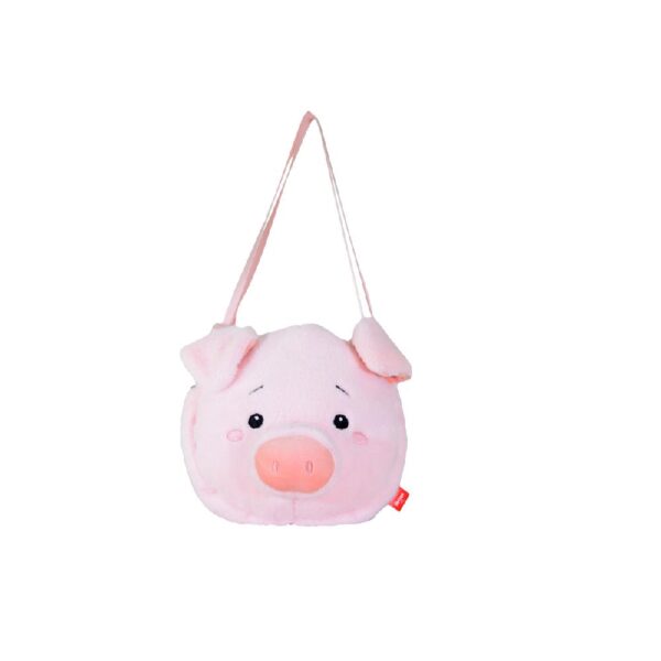 8247-Cartera Gato/Chancho de Peluche 20 Cm - Phi Phi Toys - Imagen 2