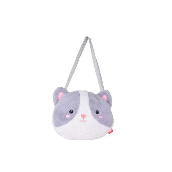 8247-Cartera Gato/Chancho de Peluche 20 Cm - Phi Phi Toys - Imagen 4