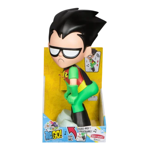 Figura de acción Booty Scooty Robin Teen Titans Go! Sonido Y Mueve La Cola