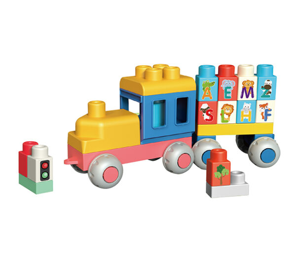 BB005-Bloques Impresos Blandos Suaves De Construccion En Tran Soft 50pcs  Primera Infancia- Phi Phi Toys - Imagen 4