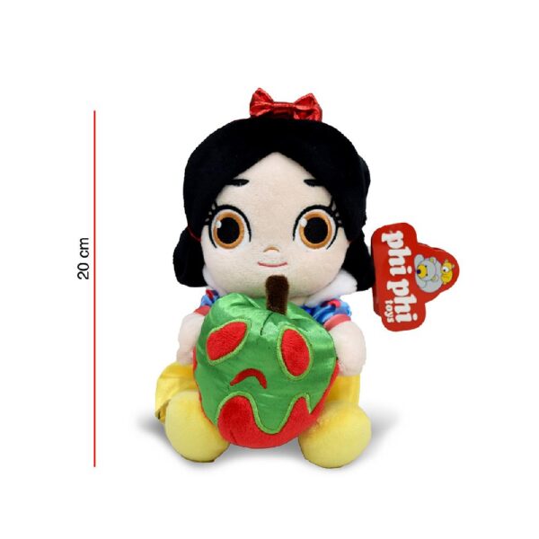 Peluche Princesas Blancanieves Con Manzana 20 Cm  Original- Phi Phi Toys