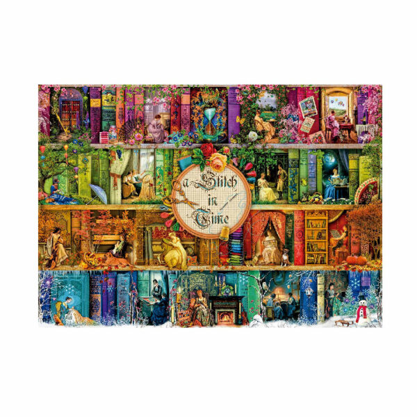 Rompecabezas Puzzle Gigante Por 3000 Piezas Stitch In Time 1.2 mts x 80 cm - Original - Imagen 2