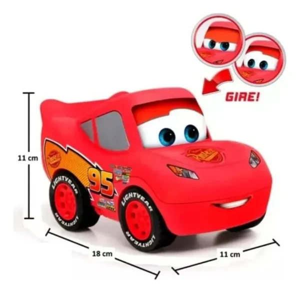 Auto Rayo Mcqueen Relampago - Lic. Disney Cars - Imagen 4