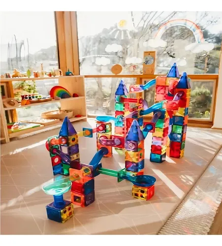 Juego De Construcción Bloques Magnéticos Didácticos 97Piezas- Ditoys