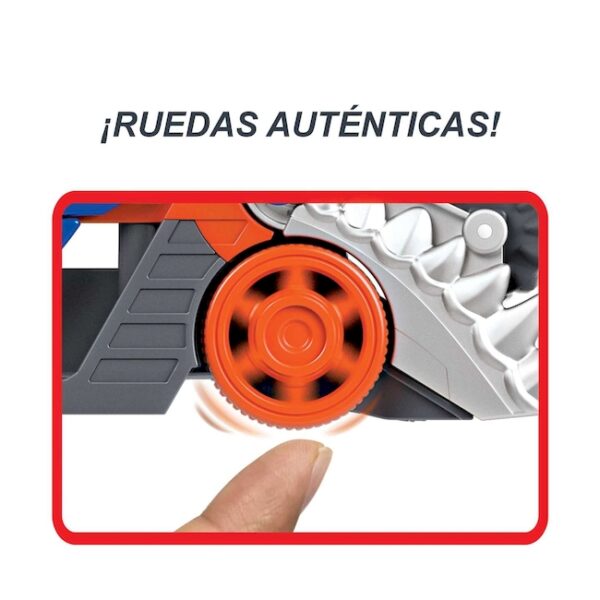 Camión Hot Wheels Remolque Tiburon + Vehiculo escla1:64 - Imagen 2