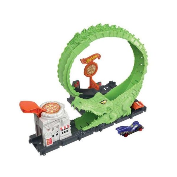 Pista Hot Wheels City Ataque Cocodrilo - Imagen 2