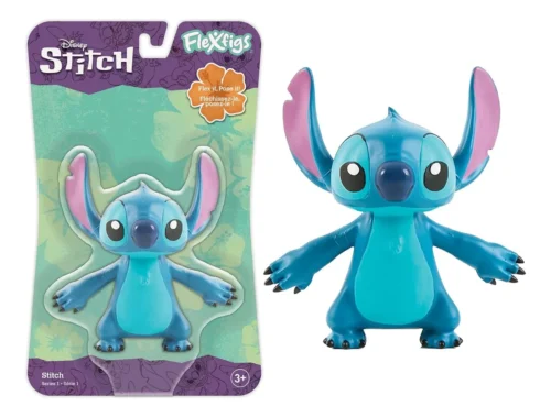 Figura Estirable Flexfigs Lilo & Stitch Flexible Juguete- Original