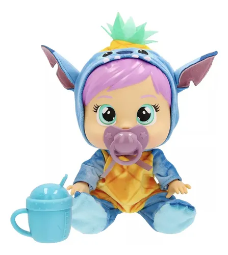 Cry Babies Bebe LLorona - Muñeca 26cm - Loving Care Disney Stitch ORIGINAL