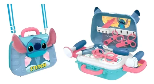 Mi Primer Consultorio Valija Morral Plegable Con Accesorios Doctor/a Stitch