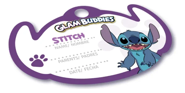 GlamBuddies Cartera Stitch con Peluche 16cm Y Accesorios - Imagen 7