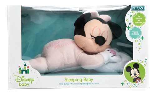 Peluche Minnie Musical Sleeping Baby Ditoys Con Luz Y Sonido- Original