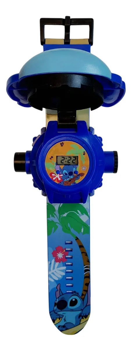Reloj proyector de luz Stitch con 24 imágenes para niños-Original - Imagen 4