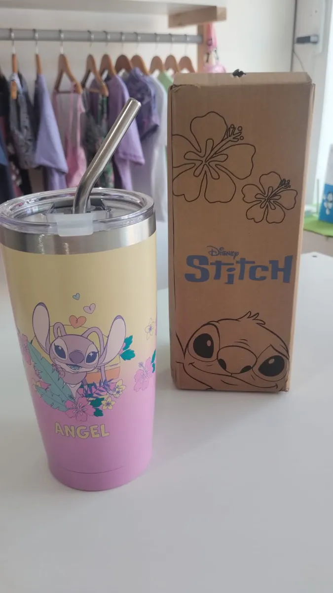 Vaso Termico Stitch - Licencia Oficial Rosa Stitch - Imagen 5