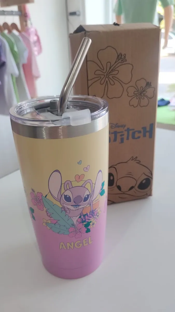 Vaso Termico Stitch - Licencia Oficial Rosa Stitch - Imagen 4