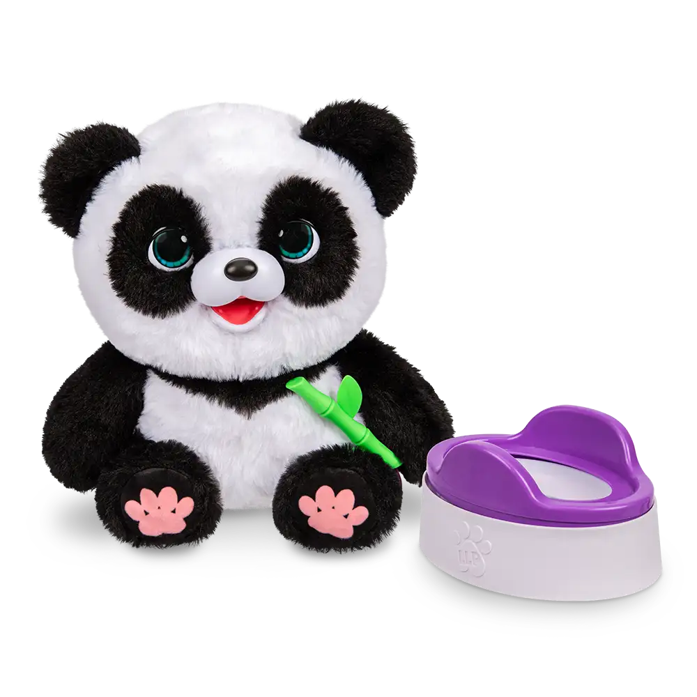 Little Live Pets Mascota Panda Bebe Interactivo Sonidos Mueve Piernas Usa Pelela - Imagen 7